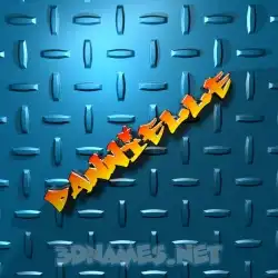 dannielle in Grid Style style - 3D name wallpaper