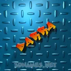darra in Grid Style style - 3D name wallpaper