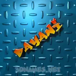 dayani in Grid Style style - 3D name wallpaper