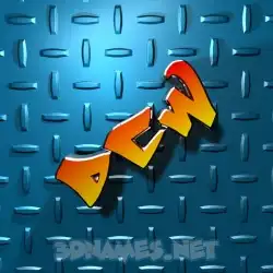 dcw in Grid Style style - 3D name wallpaper
