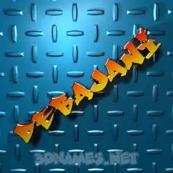 debajani in Grid Style style - 3D name wallpaper