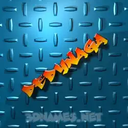 dedynaga in Grid Style style - 3D name wallpaper