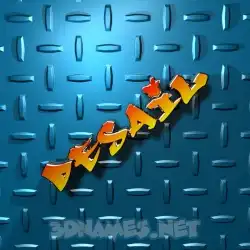 desail in Grid Style style - 3D name wallpaper