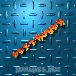 destroyer in Grid Style style - 3D name wallpaper