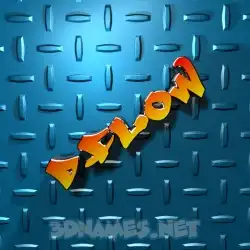 dflow in Grid Style style - 3D name wallpaper