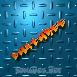 dhathree in Grid Style style - 3D name wallpaper