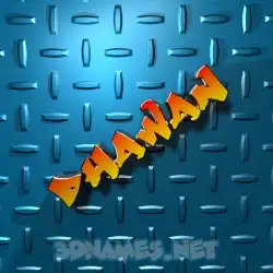 dhawan in Grid Style style - 3D name wallpaper