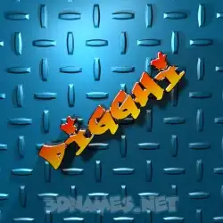 digghi in Grid Style style - 3D name wallpaper