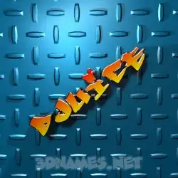 djuice in Grid Style style - 3D name wallpaper