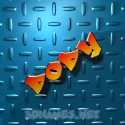 dody in Grid Style style - 3D name wallpaper
