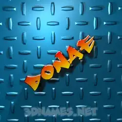 donae in Grid Style style - 3D name wallpaper