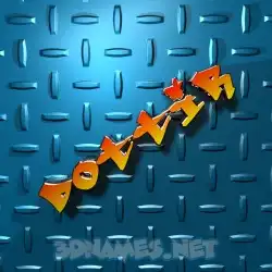 dottir in Grid Style style - 3D name wallpaper