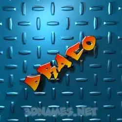 draco in Grid Style style - 3D name wallpaper