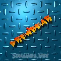 drewbear in Grid Style style - 3D name wallpaper