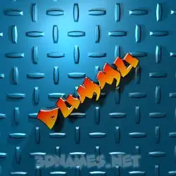 dummu in Grid Style style - 3D name wallpaper