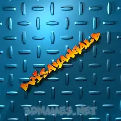 dvisayangald in Grid Style style - 3D name wallpaper