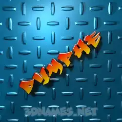 dymphe in Grid Style style - 3D name wallpaper