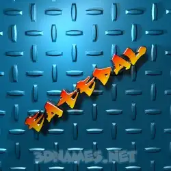 eatedal in Grid Style style - 3D name wallpaper