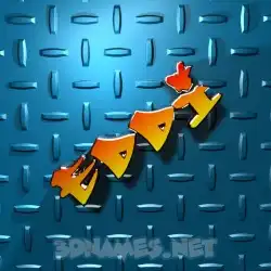 eddi in Grid Style style - 3D name wallpaper