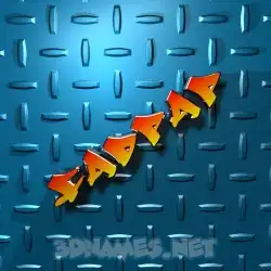 fadpap in Grid Style style - 3D name wallpaper