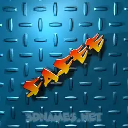 fafee in Grid Style style - 3D name wallpaper