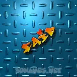 faid in Grid Style style - 3D name wallpaper