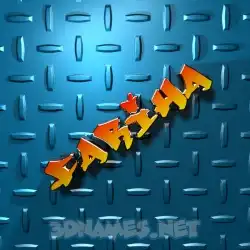 fariha in Grid Style style - 3D name wallpaper