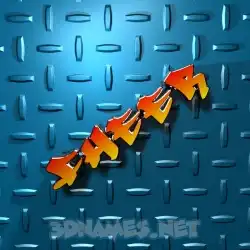 fheer in Grid Style style - 3D name wallpaper