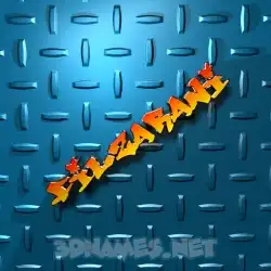 filzarani in Grid Style style - 3D name wallpaper