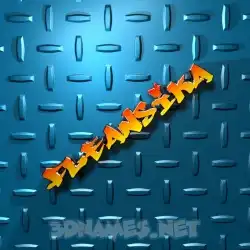 fleansika in Grid Style style - 3D name wallpaper