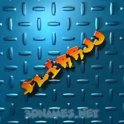 flirrjj in Grid Style style - 3D name wallpaper