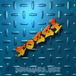 fozzi in Grid Style style - 3D name wallpaper