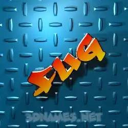 fug in Grid Style style - 3D name wallpaper
