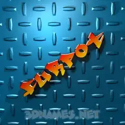 furpot in Grid Style style - 3D name wallpaper