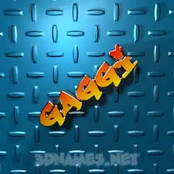gaggi in Grid Style style - 3D name wallpaper
