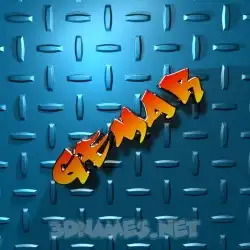 gemar in Grid Style style - 3D name wallpaper