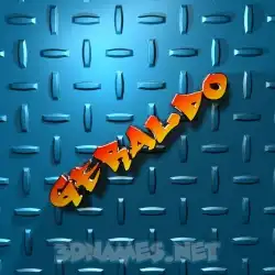 geraldo in Grid Style style - 3D name wallpaper