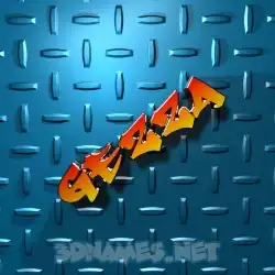 gezza in Grid Style style - 3D name wallpaper