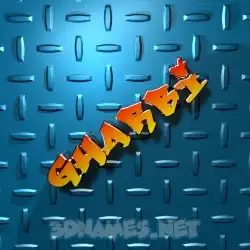 gharbi in Grid Style style - 3D name wallpaper