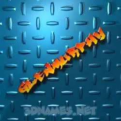 glenmurphy in Grid Style style - 3D name wallpaper