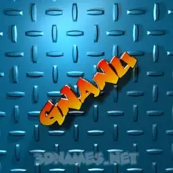 gnanu in Grid Style style - 3D name wallpaper