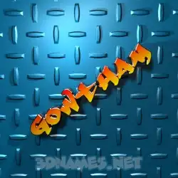 gowtham in Grid Style style - 3D name wallpaper