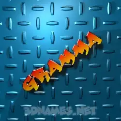 gramma in Grid Style style - 3D name wallpaper