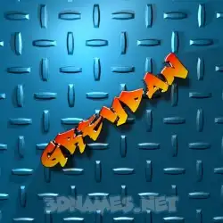 greydan in Grid Style style - 3D name wallpaper