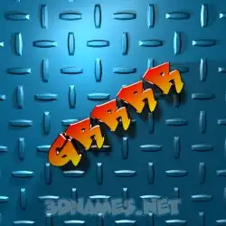 grrrr in Grid Style style - 3D name wallpaper
