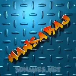hansaraj in Grid Style style - 3D name wallpaper