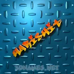 harishit in Grid Style style - 3D name wallpaper