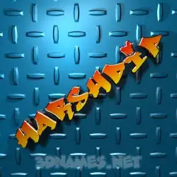 harshdip in Grid Style style - 3D name wallpaper