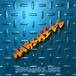 harshits in Grid Style style - 3D name wallpaper