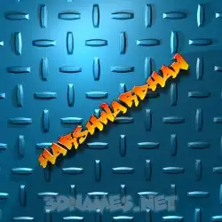 harshwardhan in Grid Style style - 3D name wallpaper